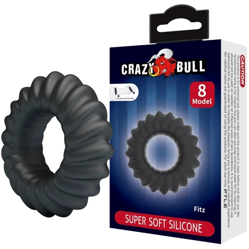 Ерекційне кільце LYBAILE Crazy Bull №8 - FITZ super soft silicone (BI-210356): Виробник LYBAILE