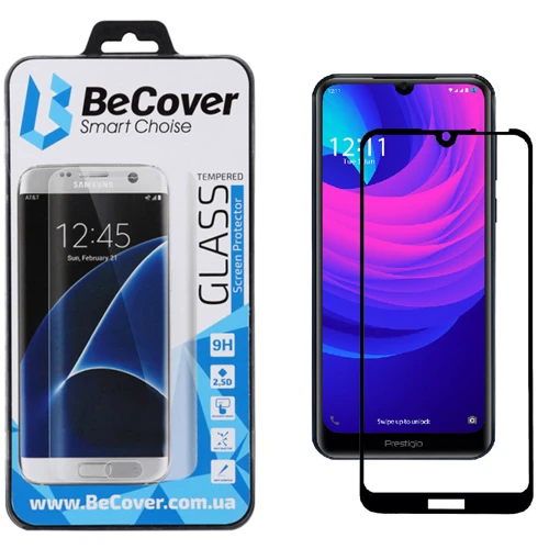 Аксессуар для смартфона BeCover Tempered Glass Black for Prestigio S Max 7610 (704156)