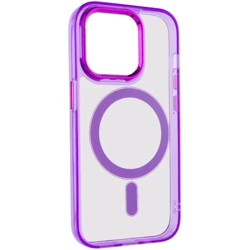 Чехол для iPhone Epik TPU Iris with MagSafe Violet for iPhone 14 Pro Max: Цвет фиолетовый