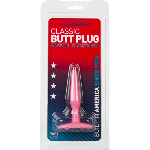 Анальная пробка Butt Plugs Smooth Classic, малая, 7x2 см