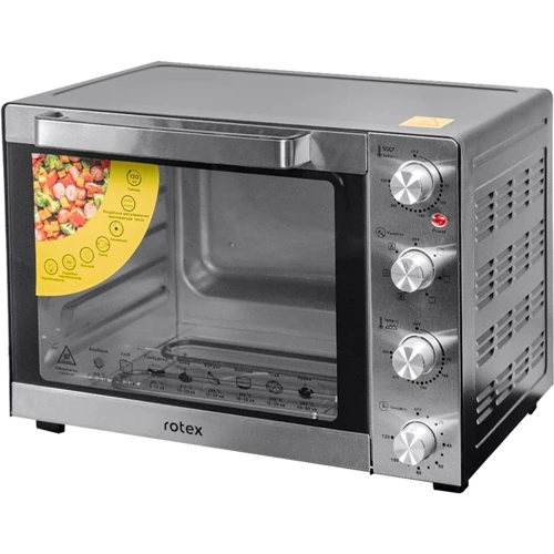 Электродуховка настольная Rotex ROT652-CB: Размеры 45х58х38.5 см