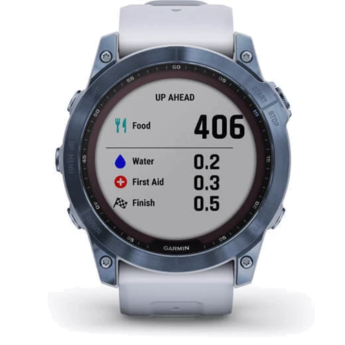 Смарт-часы Garmin Fenix 7X Sapphire Solar Mineral Blue DLC Titanium with Whitestone Band (010-02541-15): Карты памяти нет