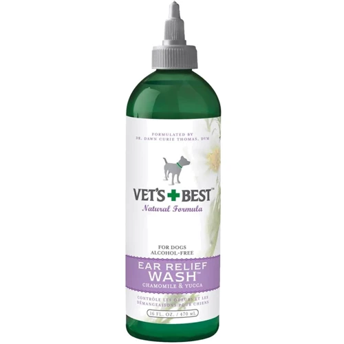 Жидкий очиститель для ушей собак Vet's Best Ear Relief Wash 473 мл (vb10043)