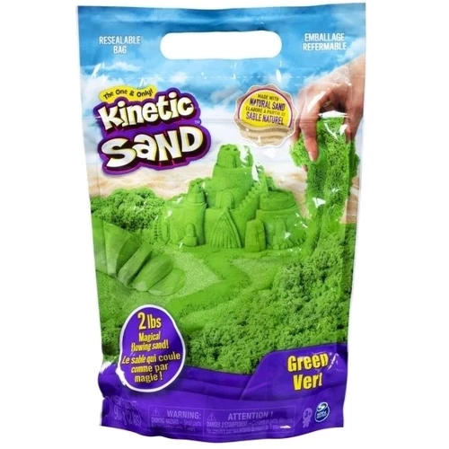 Кинетический песок Kinetic Sand Colour, зеленый, 907 г (71453G)