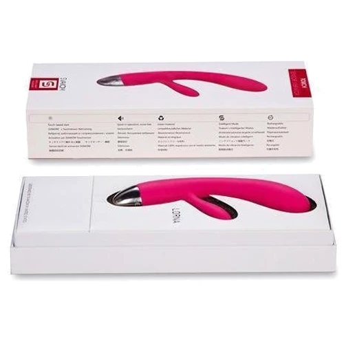Двойной сенсорный вибратор Svakom Lorna Touch Sensor Vibrator, 17,6х3 см