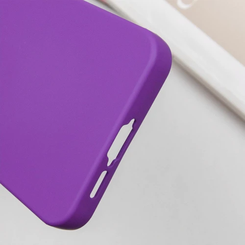 Чехол для телефонов TPU Case Getman Liquid Silk Full Camera Purple for Samsung S721 Galaxy S24 FE: Пленка в комплекте нет