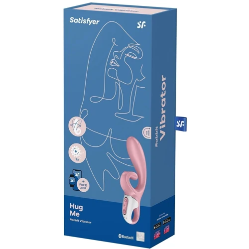 Смарт вибратор кролик Satisfyer Hug Me Pink