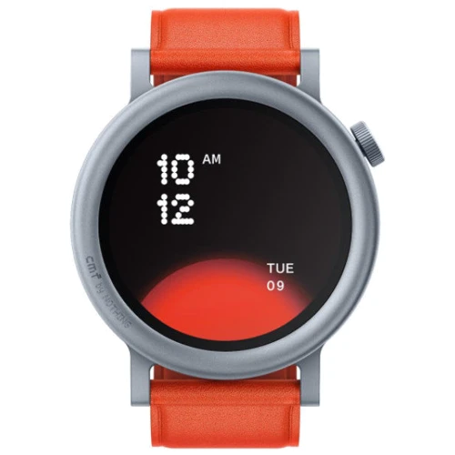 Смарт-часы CMF by Nothing Watch Pro 2 Ash Grey Curved Bezel with Orange Leather Strap: Время работы 9 дней