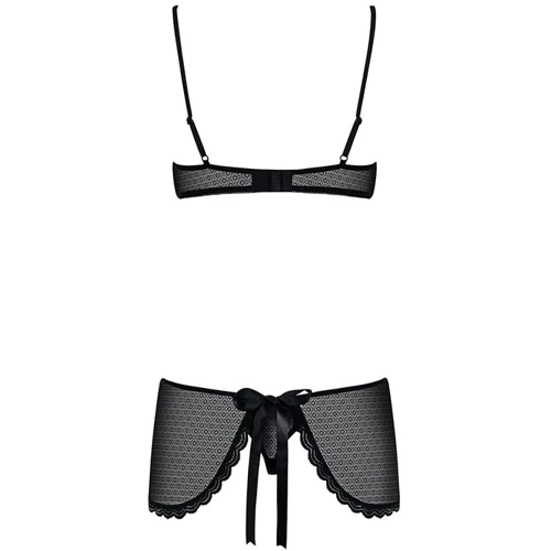 Эротичный костюм Obsessive Maidme chemise, L/XL