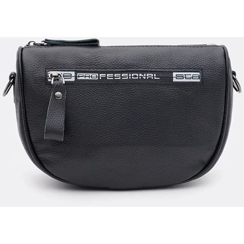 Женская сумка-седло Borsa Leather черная (K18569bl-black): Тип Сумки