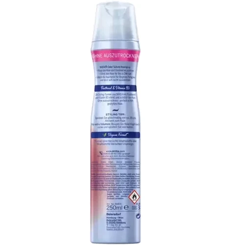 Nivea 4 Color Care & Protect Haarlak Лак для защиты цвета волос 250 ml: Назначение Для объема, Защита цвета волос