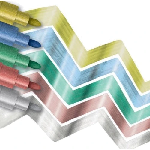 Фломастери кольору металік (5 шт), Crayola: Тип змиваються