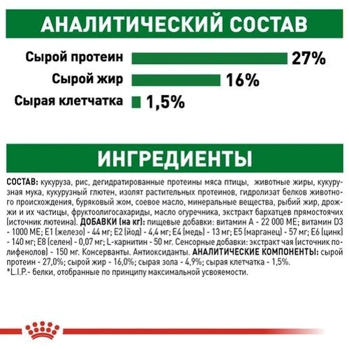 Сухой корм для собак Royal Canin Mini Adult 8+ малых пород старше 8 лет 800 г (30020089): Свойства Основное питание, Укрепление имунной системы, Забота о пищеварении