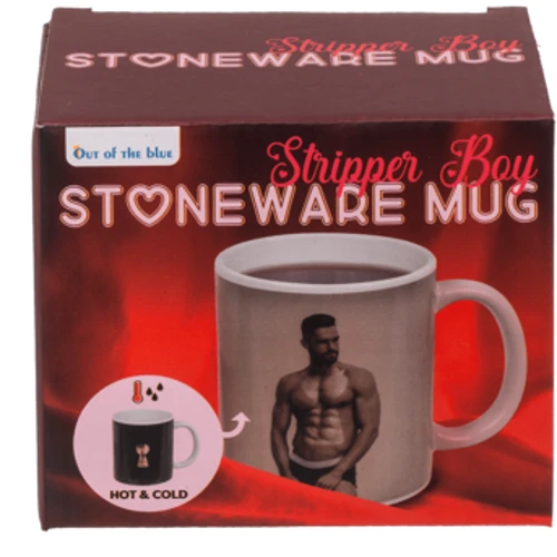 Чашка с термоэффектом OOTB Stoneware Mug Stripper Boy