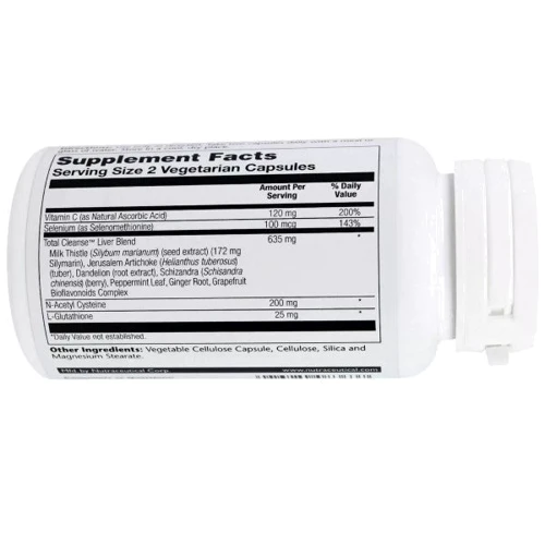 Solaray Total Cleanse Liver Чистка печінки 60 веганських капсул: Форма випуску капсули