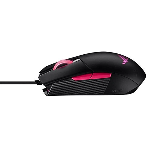 Мышь ASUS ROG Strix Impact II Electro Punk USB, RGB Black (90MP01U0-BMUA00): Эргономика для правой руки