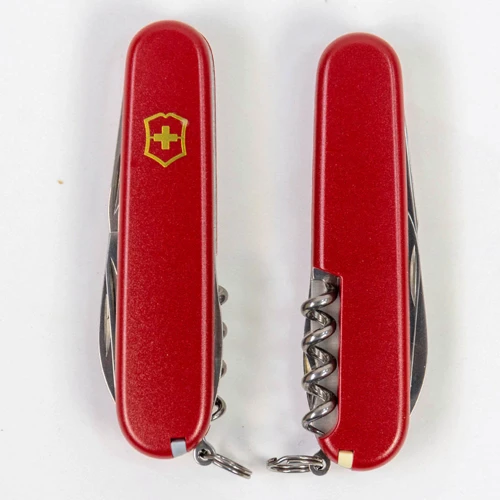 Мультитул Victorinox SPARTAN MAT красный матовый лак с желтым лого (Vx13603_M0008p) фото 6