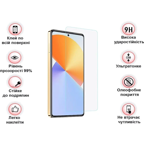 Аксессуар для смартфона BeCover Tempered Glass Black for Infinix Note 30 Pro NFC (X678B) (709724)