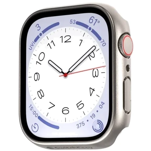 Чехол для Apple Watch Switcheasy Hybrid Case Titanium (SAW845089TT22) for Apple Watch 45mm