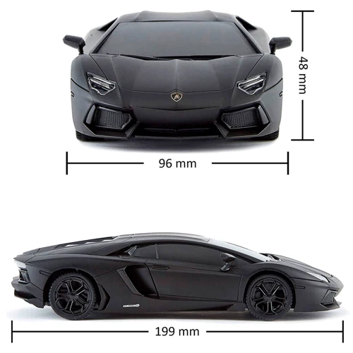 Автомобіль KS Drive на Lamborghini Aventador LP 700-4 (1:24, 2.4Ghz, чорний) фото 7