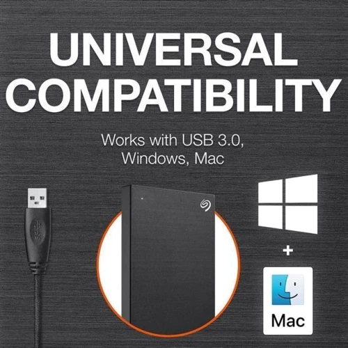 Внешний жесткий диск Seagate One Touch with Password 1 TB Black (STKY1000400) UA: Объем памяти 1 ТБ