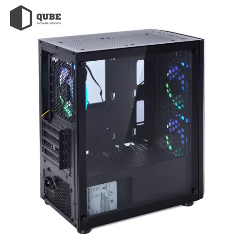 Корпус QUBE BLOCK_FC6U3: Матеріал передній панелі пластик і метал