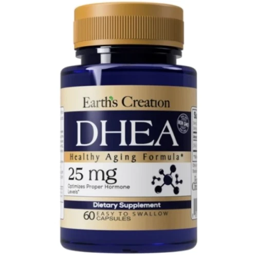 Earth‘s Creation DHEA Дегидроэпиандростерон 25 мг 60 капсул