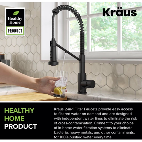 Змішувач для кухонного миття Kraus KFF-1610MB