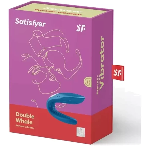 Вибромассажер для пар Satisfyer - Partner Whale Blue