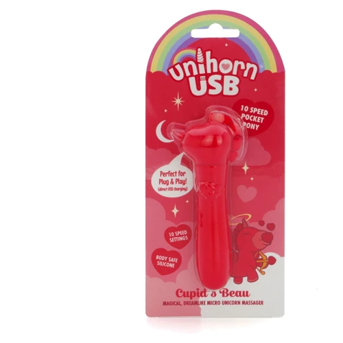 Вібратор-єдиноріжка Unihorn USB Bullet - Cupid's Beau, віброкуля, USB зарядка