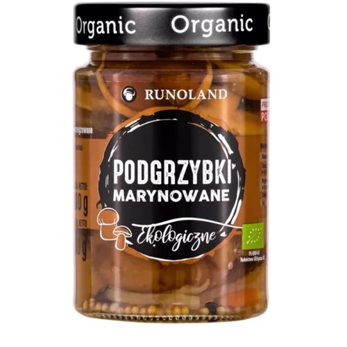 Грибы польские Runoland маринованные органические 300 г (5901641001386)