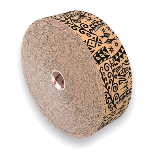 

Биомеханический тейп Dynamic Tape 5 см х 31 м бежевый с черным тату (DT 50TTB)