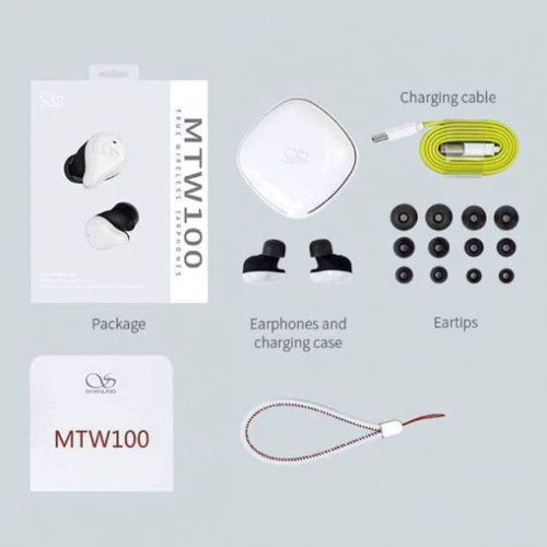 Наушники Shanling MTW100 DD White: Чувствительность (дБ) 100