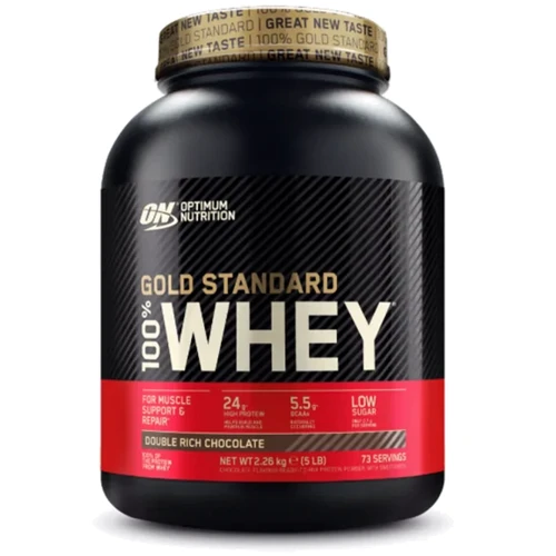 Протеїн Optimum Nutrition 100% Whey Gold Standard 2270 g /72 servings/ Double Rich Chocolate