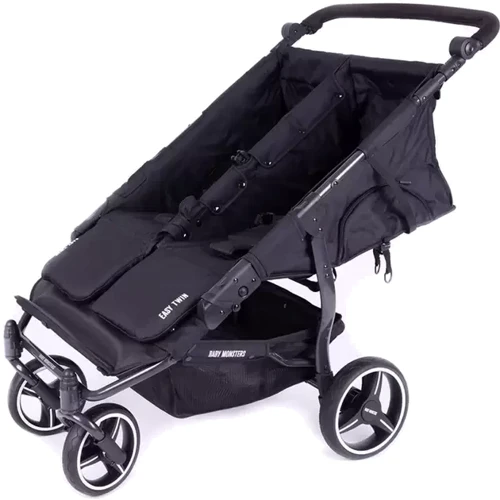 Прогулочная коляска для двойни Baby Monsters Easy Twin Зеленая (черное шасси) (BMT3.0S-10002_012): Количество блоков 1