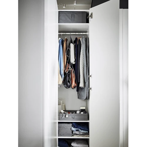 Коробка з перегородками ІКЕА SKUBB 44х34х11 см темно-сіра (50400005)