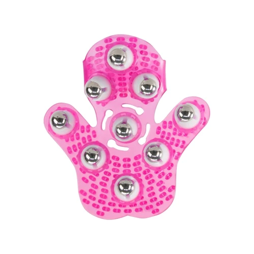 Simple & True Roller Balls Massager перчатка для массажа, розовый