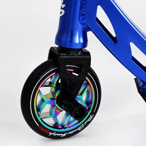 Самокат трюковый Best Scooter Freestyle Pro Blue (115641): Материал колес полиуретан