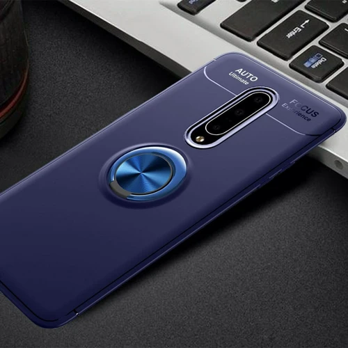 Чехол для телефонов TPU Case TPU PC Deen ColorRing Magnetic Holder Blue for OnePlus 8: Материал TPU (термополиуретан) и поликарбонат
