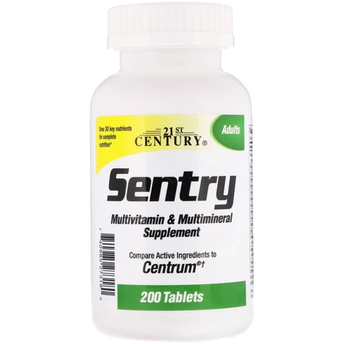 21st Century Sentry, Multivitamin & Multimineral Supplement, 200 Tablets