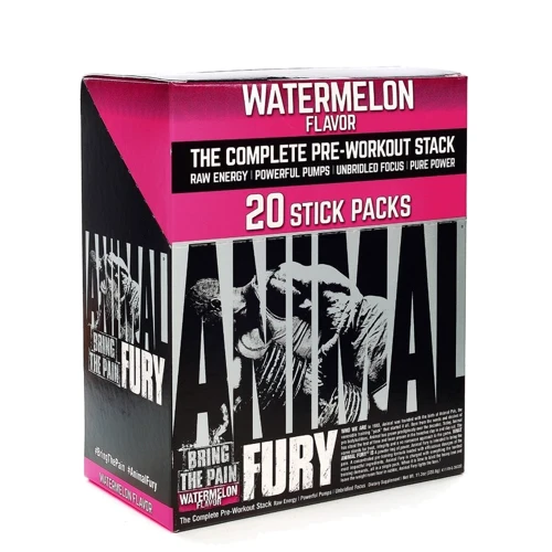Предтренировочный комплекс Universal Nutrition Animal Fury Stick Pack Box 20x16.5 g Watermelon