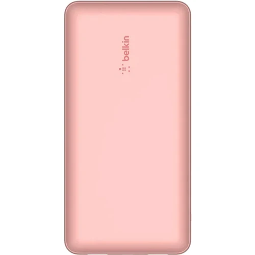 Зовнішній акумулятор Belkin Power Bank 20000mAh 15W Pink (BPB012BTRG): Ємність батареї, мАг 20000