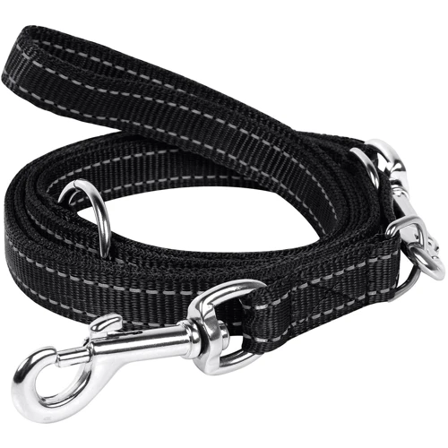 Повідець DOG Extreme 25 мм 200 см чорний (43291)