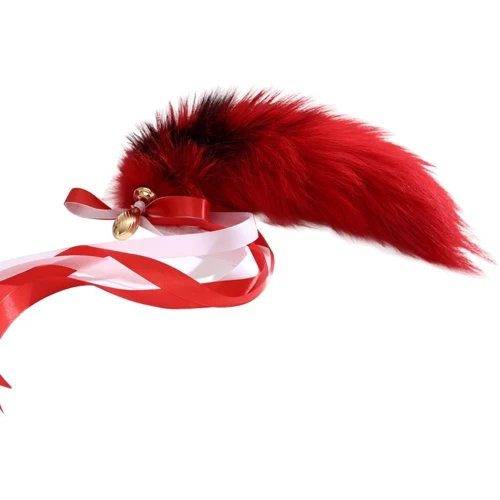 Набор с анальной пробкой с хвостом LOCKINK Sevanda Red Vixen Set with Pear-shape Plug