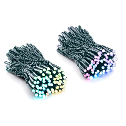 Гирлянда Smart LED Twinkly Pro Strings RGBW 250 двойная линия AWG22 IP65 зеленый: Применение для дома