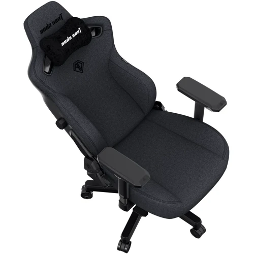 Кресло игровое Anda Seat Kaiser 3 Dark Gray Fabric Size L (AD12YDC-L-01-GB-CF) фото 6