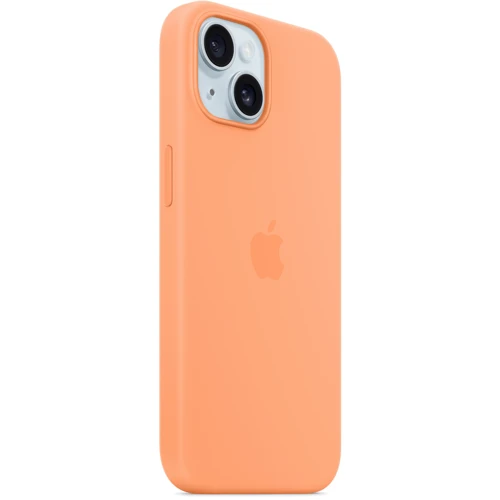 Чехол для iPhone Apple iPhone 15 Silicone Case with MagSafe - Orange Sorbet (MT0W3ZM/A): Тип аксессуара чехол