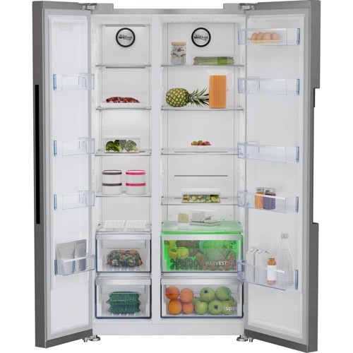 Холодильник Side-by-Side Beko GN163140XBN: Об'єм холодильної камери, л 368