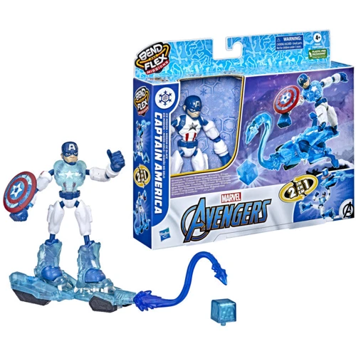 Фігурка HASBRO AVN Месники місія Avengers Bend and flex Капітан Америка (F5866/F5868): Серія Marvel
