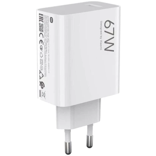 Зарядное устройство Xiaomi Wall Charger USB 67W HyperCharge Combo with USB-C Cable White (BHR9465EU): Кабель в комплекте USB-C